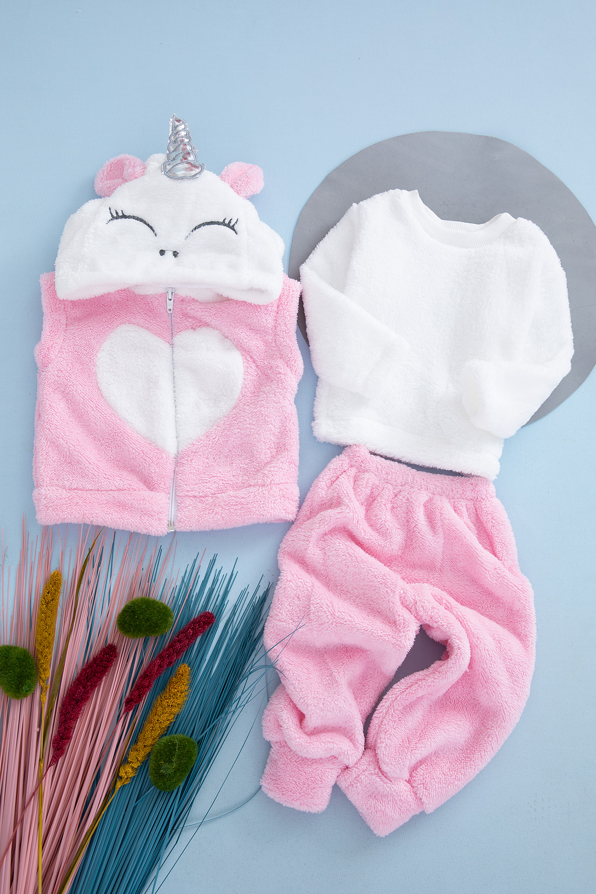 Kız Bebek Üçlü Takım 5147 (13 Yaş)