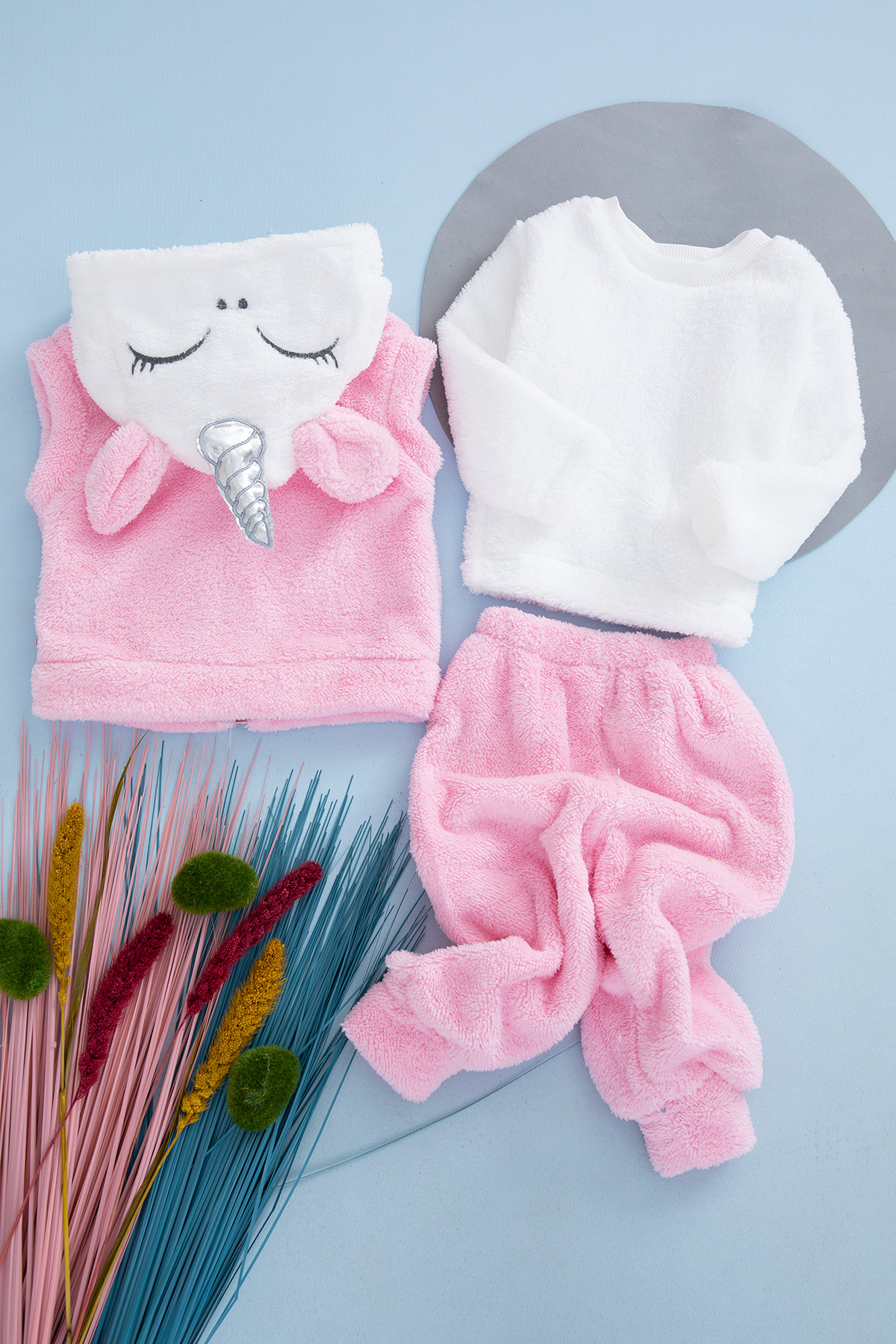 Kız Bebek Üçlü Takım 5147 (13 Yaş)